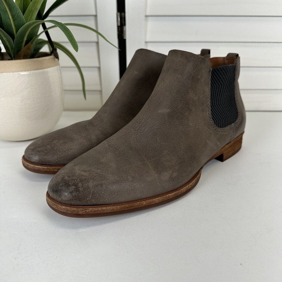 Kork‎ Ease Kama Chelsea Ankle Boots Taupe Brown Slip On Womens Size 11 M - Picture 1 of 11